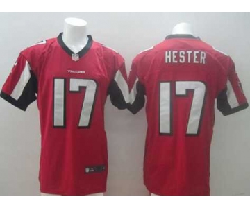 nike nfl jerseys atlanta falcons #17 hester red[ Elite]