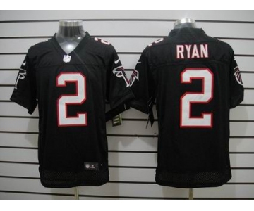nike nfl jerseys atlanta falcons #2 matt ryan black[Elite]