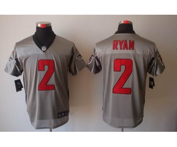 nike nfl jerseys atlanta falcons #2 matt ryan grey[Elite shadow]
