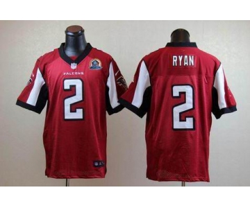 nike nfl jerseys atlanta falcons #2 matt ryan red[Elite 50th Patch]