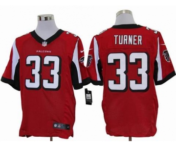 nike nfl jerseys atlanta falcons #33 turner red[Elite]