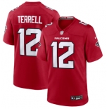 Men's Atlanta Falcons #12 Avieon Terrell Red Game Stitched Jersey Men's Atlanta Falcons #12 Avieon Terrell Red Game Stitched Jersey