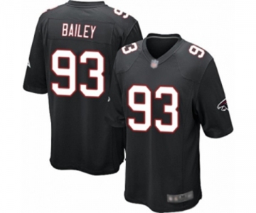 Men's Atlanta Falcons #93 Allen Bailey Game Black Alternate Football Jersey