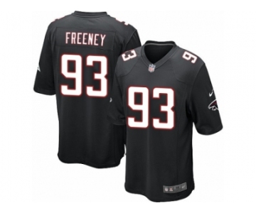 Men's Nike Atlanta Falcons #93 Dwight Freeney Game Black Alternate NFL Jersey