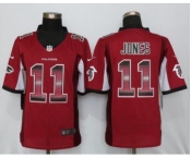 Men Nike Atlanta Falcons #11 Julio Jones Red Strobe Limited Jersey
