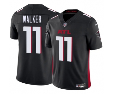 Men's Atlanta Falcons #11 Jalon Walker Black 2025 Draft F.U.S.E. Vapor Untouchable Limited Football Stitched Jersey