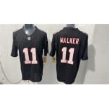 Men's Atlanta Falcons #11 Jalon Walker Black F.U.S.E. Vapor Untouchable Limited Football Stitched Jersey Men's Atlanta Falcons #11 Jalon Walker Black F.U.S.E. Vapor Untouchable Limited Football Stitched Jersey