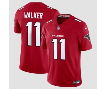 Men's Atlanta Falcons #11 Jalon Walker Red 2026 New F.U.S.E. Vapor Untouchable Limited Football Stitched Jersey