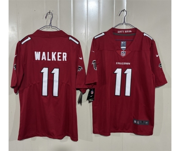 Men's Atlanta Falcons #11 Jalon Walker Red 2026 New Vapor Untouchable Limited Stitched Football Jersey