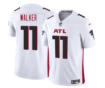 Men's Atlanta Falcons #11 Jalon Walker White 2025 Draft F.U.S.E. Vapor Untouchable Limited Football Stitched Jersey