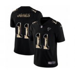Men's Atlanta Falcons #11 Julio Jones Limited Black Statue of Liberty Football Jersey