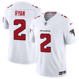 Men's Atlanta Falcons #2 Matt Ryan White 2026 New F.U.S.E. Vapor Untouchable Limited Football Stitched Jersey