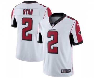 Men's Atlanta Falcons #2 Matt Ryan White Vapor Untouchable Limited Player Football Jersey