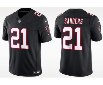 Men's Atlanta Falcons #21 Deion Sanders Black F.U.S.E. Vapor Untouchable Limited Football Stitched Jersey