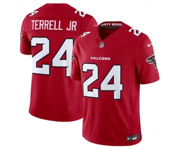 Men's Atlanta Falcons #24 A.J. Terrell Red 2026 New F.U.S.E. Vapor Untouchable Limited Football Stitched Jersey