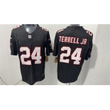 Men's Atlanta Falcons #24 A.J. Terrell jr Black F.U.S.E. Vapor Untouchable Limited Football Stitched Jersey Men's Atlanta Falcons #24 A.J. Terrell jr Black F.U.S.E. Vapor Untouchable Limited Football Stitched Jersey