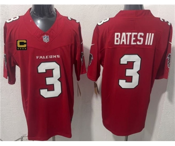 Men's Atlanta Falcons #3 Jessie Bates III Red 2026 New F.U.S.E. 4-Star C Patch Vapor Untouchable Limited Football Stitched Jersey