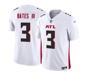 Men's Atlanta Falcons #3 Jessie Bates III White 2023 F.U.S.E. Vapor Untouchable Limited Football Stitched Jersey