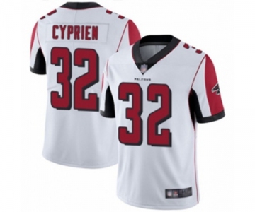 Men's Atlanta Falcons #32 Johnathan Cyprien White Vapor Untouchable Limited Player Football Jersey