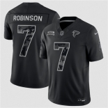 Men's Atlanta Falcons #7 Bijan Robinson Black F.U.S.E. 2026 Salute to Service Limited Football Stitched Jersey Men's Atlanta Falcons #7 Bijan Robinson Black F.U.S.E. 2026 Salute to Service Limited Football Stitched Jersey