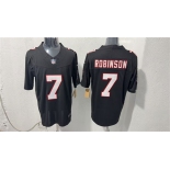 Men's Atlanta Falcons #7 Bijan Robinson Black F.U.S.E. Vapor Untouchable Limited Football Stitched Jersey Men's Atlanta Falcons #7 Bijan Robinson Black F.U.S.E. Vapor Untouchable Limited Football Stitched Jersey