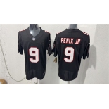 Men's Atlanta Falcons #9 Michael Penix Jr. Black F.U.S.E. Vapor Untouchable Limited Football Stitched Jersey Men's Atlanta Falcons #9 Michael Penix Jr. Black F.U.S.E. Vapor Untouchable Limited Football Stitched Jersey