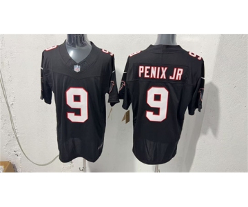 Men's Atlanta Falcons #9 Michael Penix Jr. Black F.U.S.E. Vapor Untouchable Limited Football Stitched Jersey