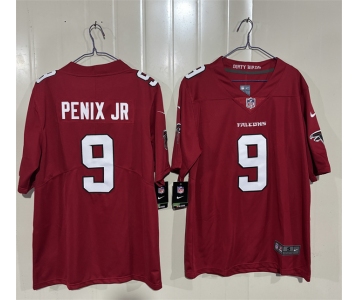 Men's Atlanta Falcons #9 Michael Penix Jr. Red 2026 New Vapor Untouchable Limited Stitched Football Jersey