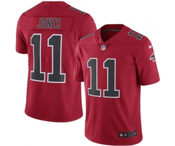 Men's Nike Atlanta Falcons #11 Julio Jones Elite Red Rush Vapor Untouchable NFL Jersey
