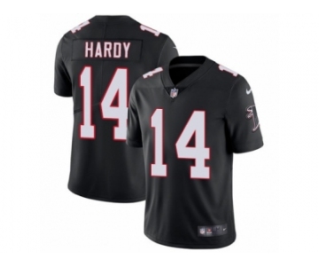 Men's Nike Atlanta Falcons #14 Justin Hardy Vapor Untouchable Limited Black Alternate NFL Jersey