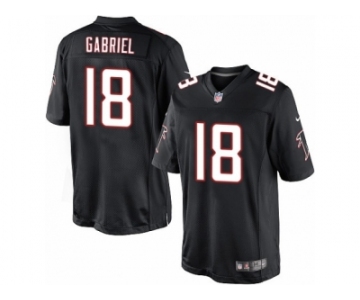 Men's Nike Atlanta Falcons #18 Taylor Gabriel Limited Black Alternate NFL Jersey