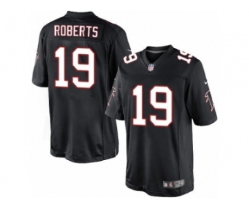 Men's Nike Atlanta Falcons #19 Andre Roberts Limited Black Alternate NFL Jersey