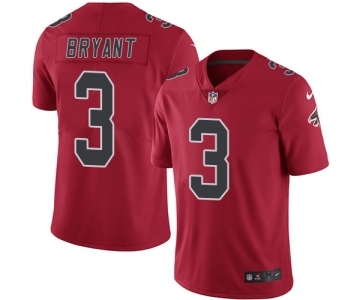 Men's Nike Atlanta Falcons #3 Matt Bryant Limited Red Rush Vapor Untouchable NFL Jersey