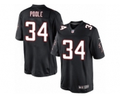 Men's Nike Atlanta Falcons #34 Brian Poole Limited Black Alternate NFL Jersey