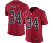 Men's Nike Atlanta Falcons #34 Brian Poole Limited Red Rush Vapor Untouchable NFL Jersey