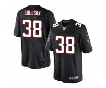Men's Nike Atlanta Falcons #38 Dashon Goldson Limited Black Alternate NFL Jersey