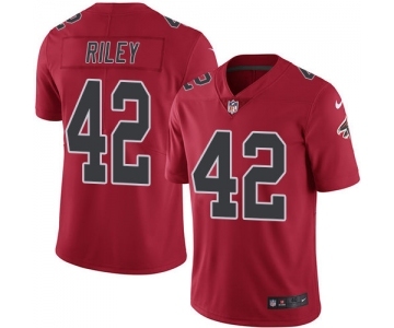 Men's Nike Atlanta Falcons #42 Duke Riley Elite Red Rush Vapor Untouchable NFL Jersey