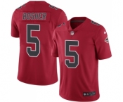Men's Nike Atlanta Falcons #5 Matt Bosher Elite Red Rush Vapor Untouchable NFL Jersey