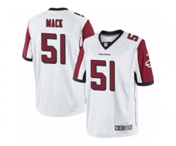 Men's Nike Atlanta Falcons #51 Alex Mack Limited White NFL Jersey