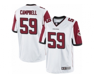 Men's Nike Atlanta Falcons #59 De'Vondre Campbell Limited White NFL Jersey