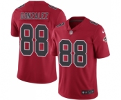 Men's Nike Atlanta Falcons #88 Tony Gonzalez Elite Red Rush Vapor Untouchable NFL Jersey
