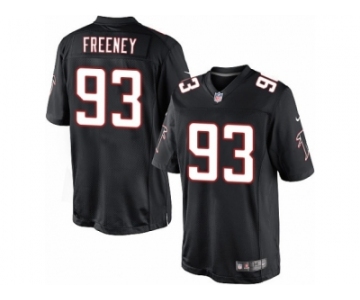 Men's Nike Atlanta Falcons #93 Dwight Freeney Limited Black Alternate NFL Jersey