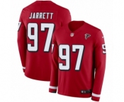 Men's Nike Atlanta Falcons #97 Grady Jarrett Limited Red Therma Long Sleeve NFL Jersey