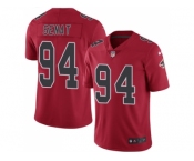 Nike Atlanta Falcons #94 Deadrin Senat Red Men Stitched NFL Limited Rush Jers