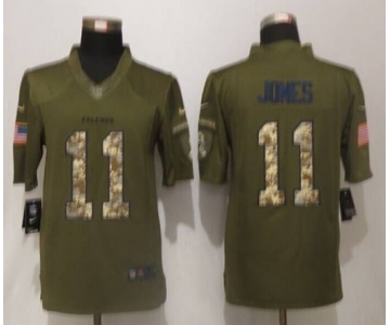 nike nfl jerseys atlanta falcons #11 jones army green[nike Limited Salute To Service]
