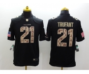nike nfl jerseys atlanta falcons #21 trufant black[salute to service limited]