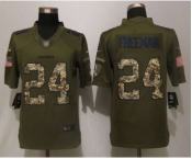 nike nfl jerseys atlanta falcons #24 freeman army green[nike Limited Salute To Service]