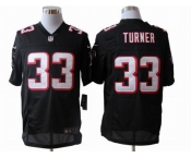 nike nfl jerseys atlanta falcons #33 turner black[nike limited]