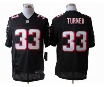 nike nfl jerseys atlanta falcons #33 turner black[nike limited]