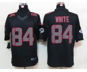 nike nfl jerseys atlanta falcons #84 white black[nike limited]